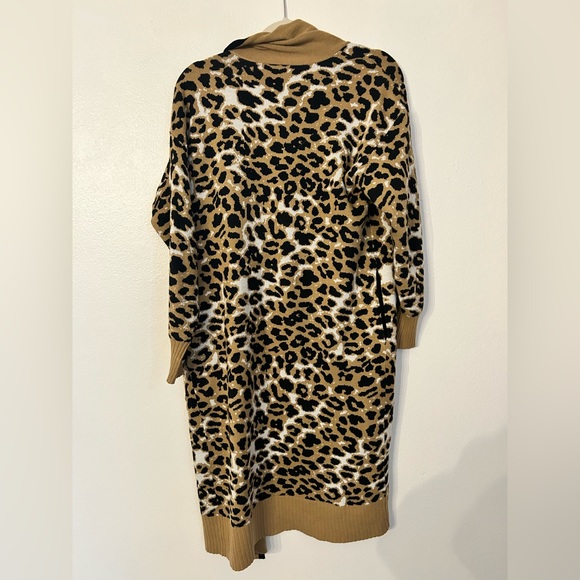 Long leopard coat - Picture 2 of 4